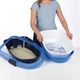 Туалет Trixie Berto Threepart для котов с ободом 39см × 22см × 59см синий (TX-40152) - изображение 5