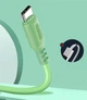 Кабель ColorWay USB - Type-C (soft silicone) 2.4а 1 м Green (CW-CBUC042-GR) - изображение 5