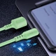 Кабель ColorWay USB - Type-C (soft silicone) 2.4а 1 м Green (CW-CBUC042-GR) - изображение 7
