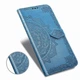 Чехол Vintage для Samsung Galaxy J5 2016 / J510 книжка с тиснением Голубой - изображение 5