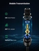 Кабель аудіо Ugreen Toslink оптичний 4mm 1.5М Black (AV122) - зображення 4