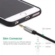 Кабель аудио AUX Ugreen 3.5 mm круглый 1.5M Black (AV119) - изображение 4