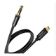 Кабель аудіо Baseus Yiven Ugreen Type-C to Mini-jack 3.5mm 1.2М Black (CAM01) - зображення 6