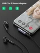 Перехідник UGREEN адаптер для навушників Type-C - 3.5 mm кутовий (AV154) - зображення 2