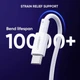Кабель зарядный Ugreen Type-C 5A Huawei Supercharge 0.25 м White (US253) - изображение 6