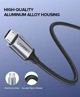 Зарядний кабель Ugreen Micro USB 2.0 5V2.4A 3M Black (US290) - зображення 3