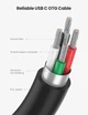 Кабель Type-C to USB 3.0 Ugreen OTG адаптер 15СМ Black (US203) - зображення 7