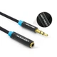 Кабель аудио Vention 3.5 mm удлинитель 2М Black (VAB-B06-B200-M) - изображение 5