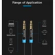 Кабель аудио Vention 3.5 mm AUX 1М Black (P350AC100-B-M) - изображение 2