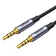 Кабель аудіо UGREEN 4 pin TRRS 3.5 mm Hi-Fi професійний AUX 5 м Black (AV183) - зображення 1