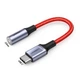 Переходник Ugreen кабель Type-C - 3.5 mm для наушников 10CM Red (AV142) - изображение 6