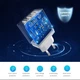 Зарядний пристрій Ugreen 5V3.1A універсальне USB на 3 порта White (50817) - зображення 3