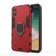 Чехол Ring case для Apple Iphone X бронированный бампер с кольцом красный - изображение 2