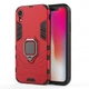 Чехол Ring case для Apple Iphone XR бронированный бампер с кольцом красный - изображение 1