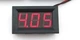 Вольтметр LED 4.5-30В цифровий електронний світлодіодний 1.5 см 0.56 "екран Червоний LED (556321642) Чорний - зображення 3
