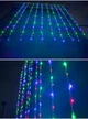 Гирлянда штора водопад Max 2*2 метра занавес дождь 240LED + коннектор Multicolor - изображение 4