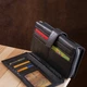 Кошелек мужской кожаный для карточек мужской ST Leather Accessories 18453 Черное - изображение 8