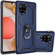 Чехол Shield для Samsung Galaxy M32 / M325 бампер противоударный с подставкой кольцом Dark-Blue - изображение 5