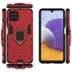 Чохол Iron Ring для Samsung Galaxy M32 / M325 бампер протиударний з підставкою Red - зображення 6