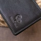 Портмоне кожаное Grande Pelle leather-11297 Черное - изображение 8