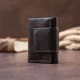 Портмоне кожаное Grande Pelle leather-11305 Коричневое - изображение 7