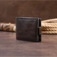Портмоне кожаное Grande Pelle leather-11321 Коричневое - изображение 9