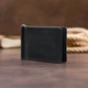 Портмоне кожаное Grande Pelle leather-11294 Черное - изображение 7