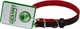 Ошейник кожаный двойной Lucky pet 1.4-23-28 Черно-красный (4820224216744) - изображение 1