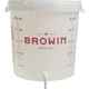 Ємність для бродіння (ферментер) BROWIN з кришкою і краном 30 л - зображення 3