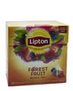 Чай Lipton Forest Fruit чорний з шматочками лісових ягід в пакетиках-пірамідках 20 х 1,8 г (943) - изображение 1