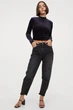 Топ велюровый с д/р H&M M Темно-фиолетовый 9314442bar_Темно-фиолетовый - изображение 4