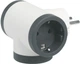 Блок Legrand Премиум 3х2К+З боковые розетки Белый/Черный (694520) - изображение 2