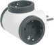 Блок Legrand Премиум 3х2К+З боковые розетки Белый/Черный (694520) - изображение 3
