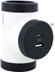 Блок Legrand Премиум поворотный 3х2К+С боковые розетки, с USB A+C Белый/Черный (694522) - изображение 3