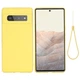 Силіконовий (TPU) чохол Deexe Silicone Case для Google Pixel 6 Pro - Yellow - зображення 2