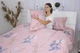 Простынь MirSon Бязь Premium 17-0439 Pink split 180х220 (2200003002737) - изображение 4