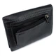 Компактный мужской кошелек из натуральной кожи MD Leather MD-610-A (JZ6717) черный - изображение 10