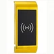 Замок мебельный электронный с фиксированным RFID доступом EM126G с металлическим фронтальным корпусом с полированным покрытием под золото - изображение 1