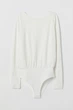 Боди H&M XL Молочный 7524379sm_Молочный - изображение 1