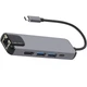 USB-хаб U&P BYL-1010N Type-C - LAN RJ45 / HDMI / 2xUSB 3.0 / USB Type-C Grey (BYL-1010N-GY) - зображення 2