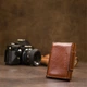 Картхолдер кожаный Grande Pelle leather-11411 Коричневая - изображение 8