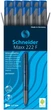 Набір маркерів перманентних Schneider Maxx 222 F 0.7 мм Синій 10 шт. (S112203) - зображення 1
