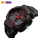 Мужские часы Skmei 1270 черный-красный - изображение 2