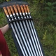 Настенная подвеска для шампуров с деревянными ручками и гравировкой 8 шт - изображение 2