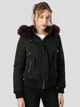 Куртка демисезонная короткая с капюшоном женская Colin's CL1035279BLK XS Черная - изображение 1