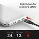 УМБ Baseus Mini Q 20000mAh 15W 3A с технологией PD Белый - изображение 8