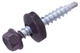 Саморез кровельный Apro 4.8 x 35 мм RAL 8019 (50 шт.) - изображение 1