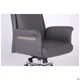 Крісло офісне Truman Grey 1220+80*800*870 Метал/Шкіра, колір Хром/сірий AMF - зображення 5