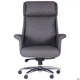 Крісло офісне Truman Grey 1220+80*800*870 Метал/Шкіра, колір Хром/сірий AMF - зображення 6