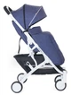 Прогулочная коляска Bene Baby D200-01 Демисезонная Синяя на Белой Раме+Антимоскитная Сетка+Подстаканник+Сумка для Транспортировки CH200301 - изображение 2